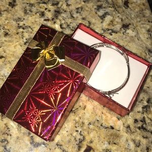 Silver hoop earrings